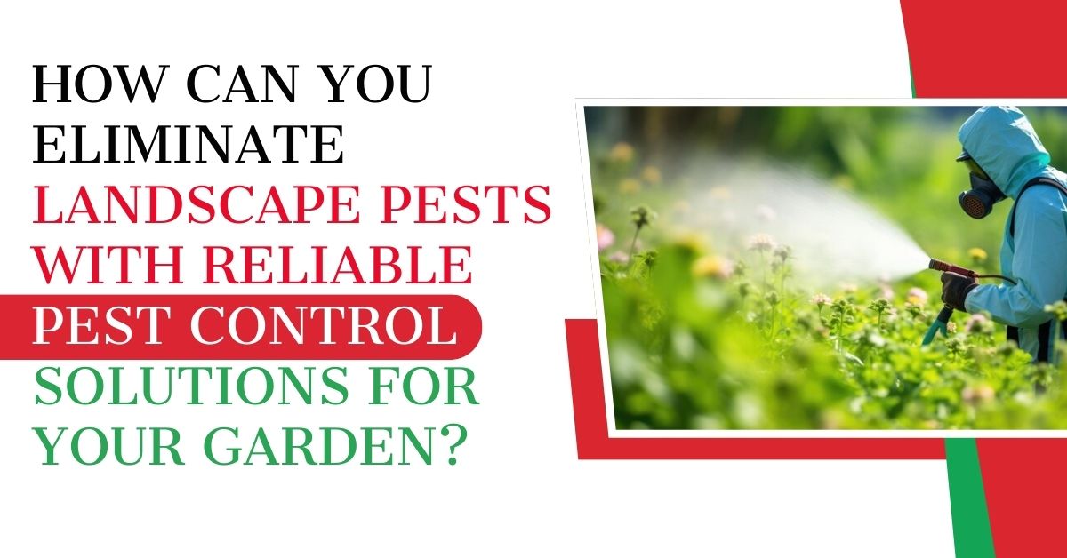 How Can You Eliminate Landscape Pests with Reliable Pest Control Solutions for Your Garden?